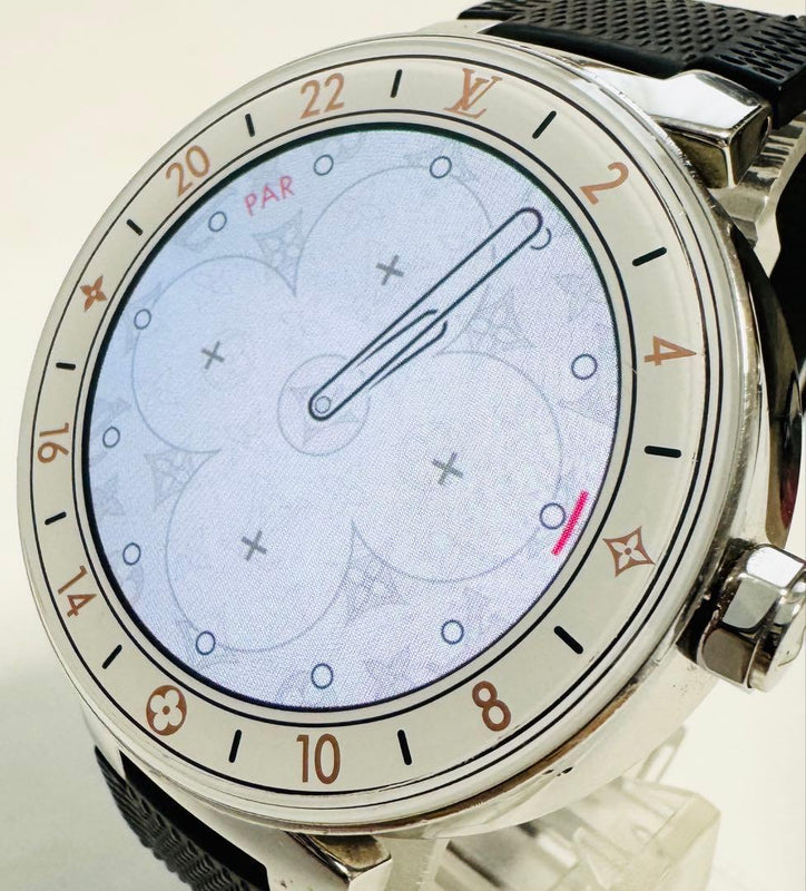 Louis Vuitton Qa000 Tambour Horizon V1 Smartwatch Charger Included Japanese
