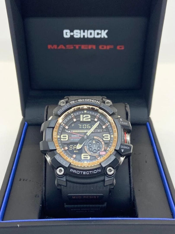 Working  G-shock Mudmaster Master Of G Land Mens Wristwatch Japan Rare
