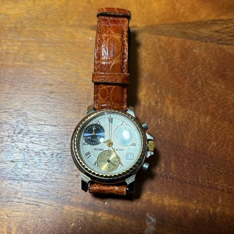 Ritmo Latino Wristwatch Italian Design Quartz Mens Ladies Stainless Steel Japan