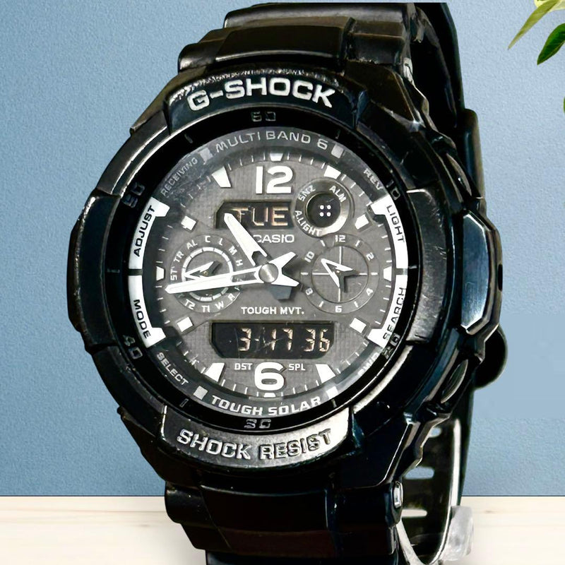 Working G-shock Sky Cockpit Gw-3500bb-1ajf Japanese Mens Wristwatch Solar