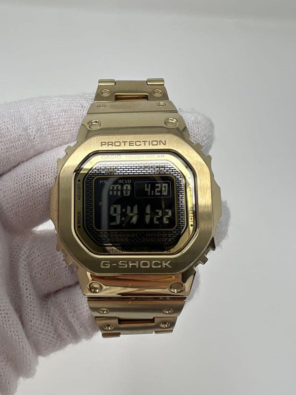G-shock Gmw-b5000 Gold Tone Full Metal Digital Watch Japanese Vintage