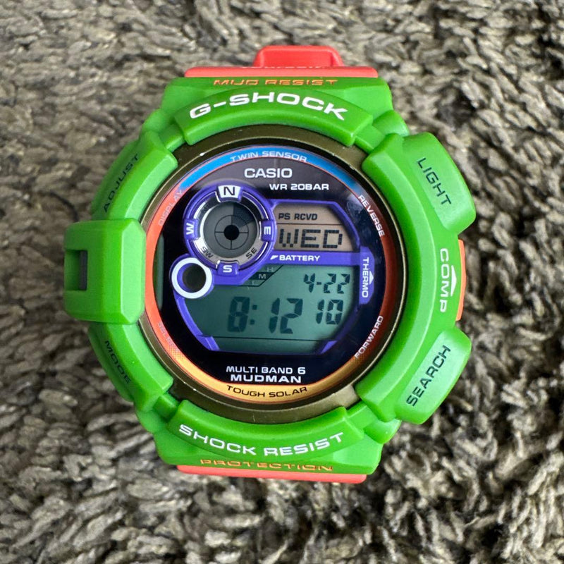 G-shock Gw-9300k-3jr Mudman Mens Wristwatch Japanese Quartz Digital Vintage