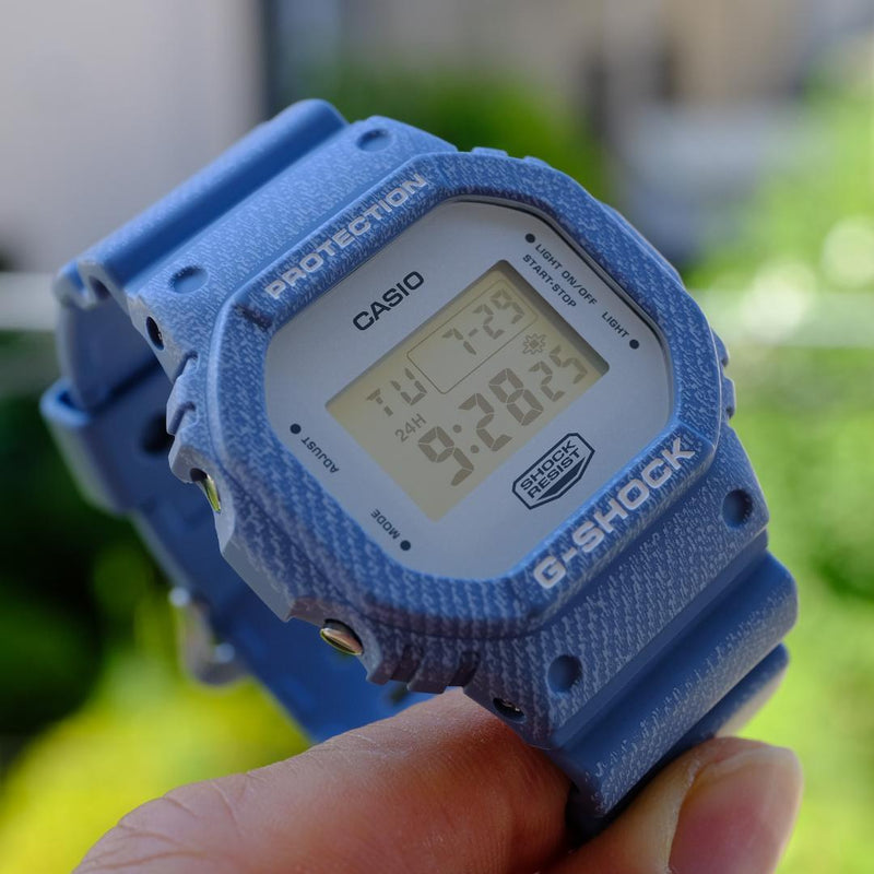 G-shock Dw-5600dc-2jf Denim Color Blue Quartz Digital Wristwatch Japanese
