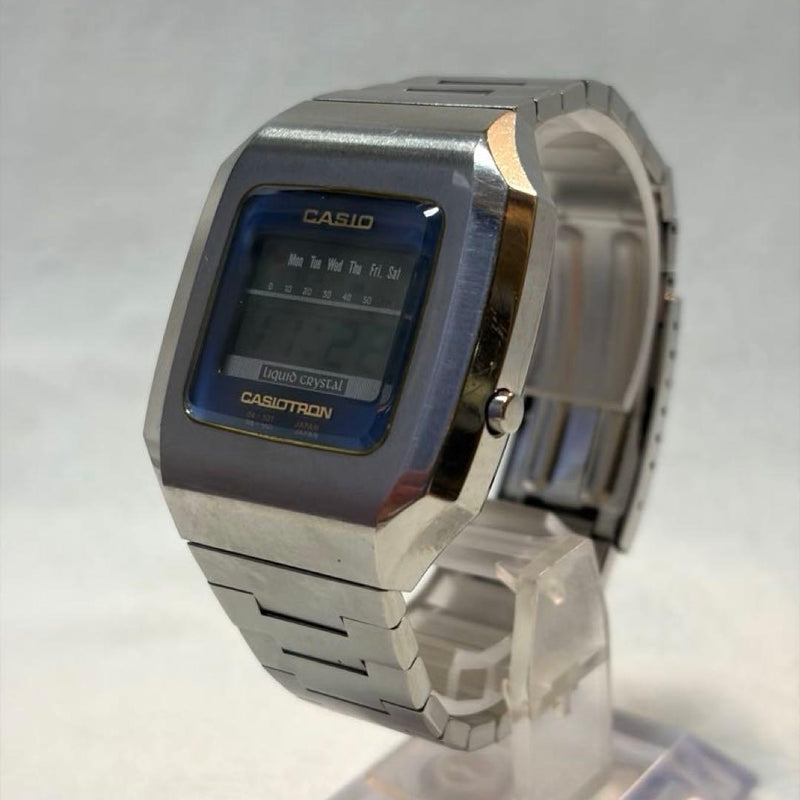 Casio Casiotron 04-501 Digital Wristwatch Vintage Japanese Quartz Stainless