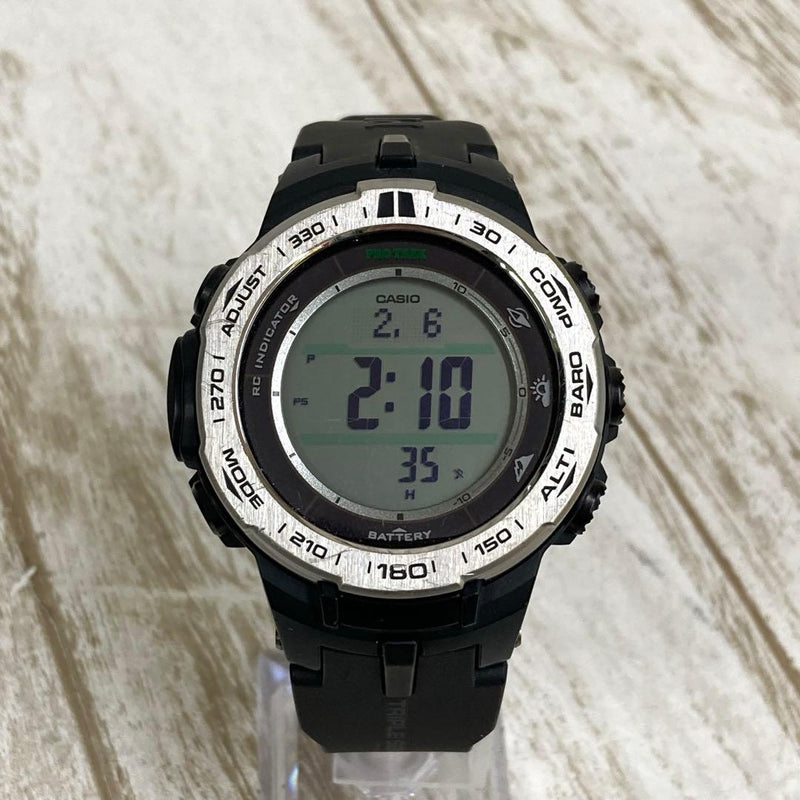Protrek Prw-3100 Solar Atomic Watch Japanese Mens Digital Wristwatch