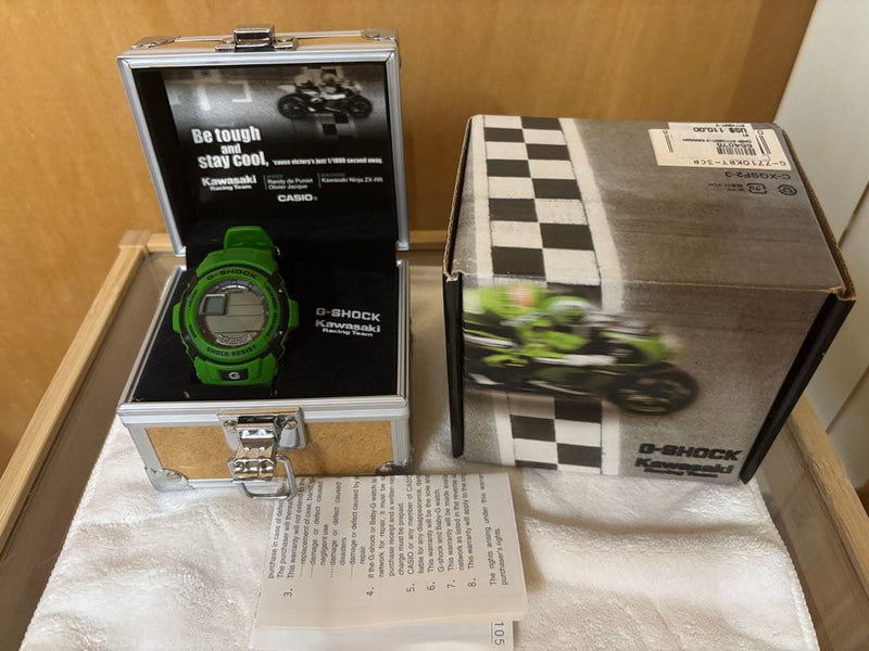 G-shock Kawasaki Racing Team Watch Japanese Vintage Digital Quartz Mens