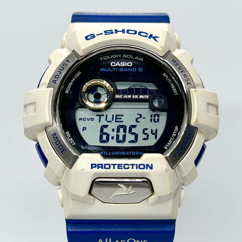 Working G-shock Gwx-8903k Dolphin Whale Solar Mens Wristwatch Japanese Vintage