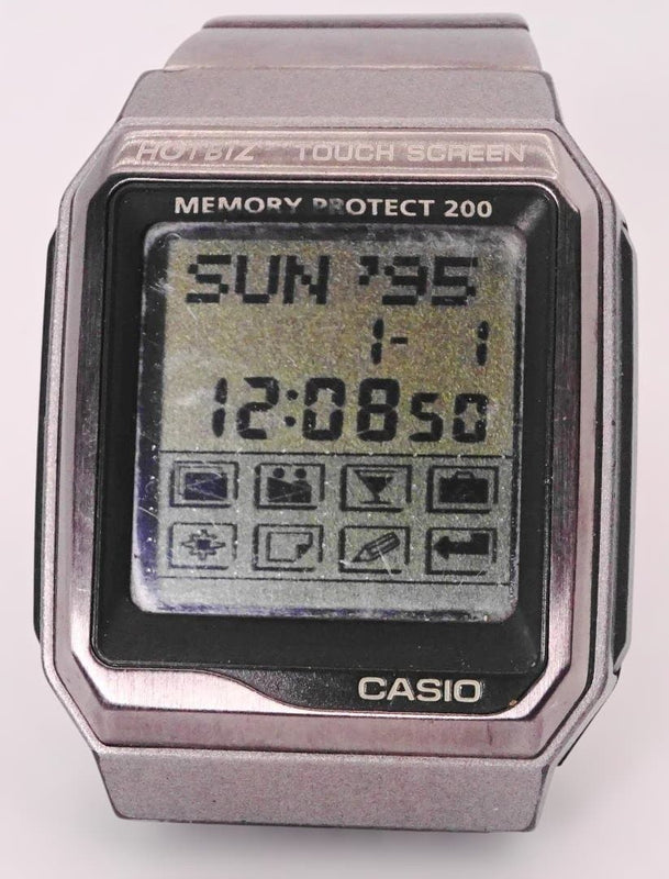 Data Bank Hotbiz Vdb-2000 S50 Japanese Vintage Digital Lcd Wristwatch