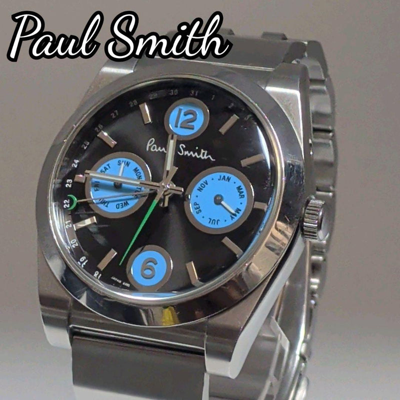 6355 Pointer Date Chronograph Quartz Mens Wristwatch Japanese