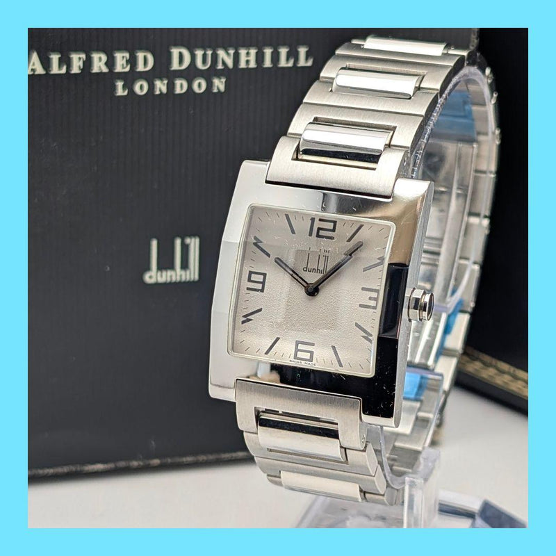 Dunhillion Facet Mens Wristwatch Japanese Vintage Quartz Stainless