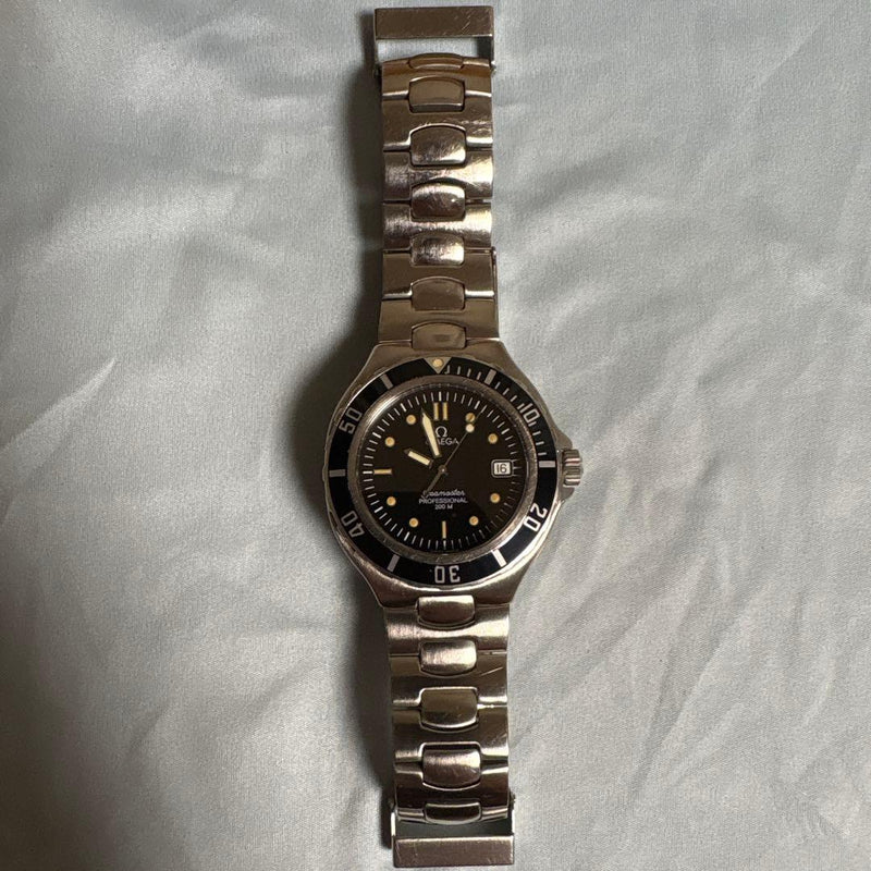 Omega Seamaster 200m Pre-bond Quartz Wristwatch Japanese Vintage Mens Diver