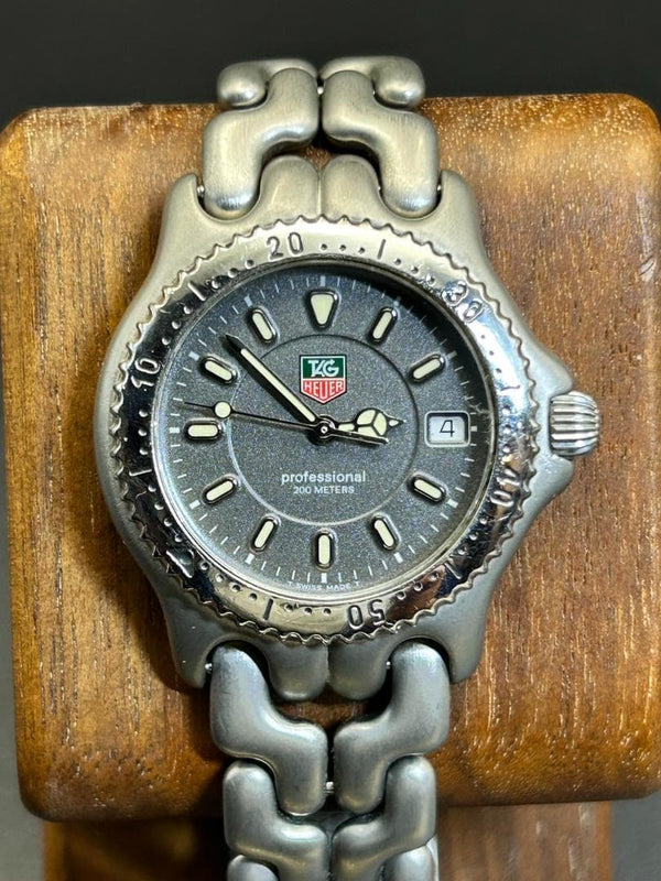 Tag Heuer S/el Professional 200m Wg1213-k0 Mens Quartz Wristwatch Japanese