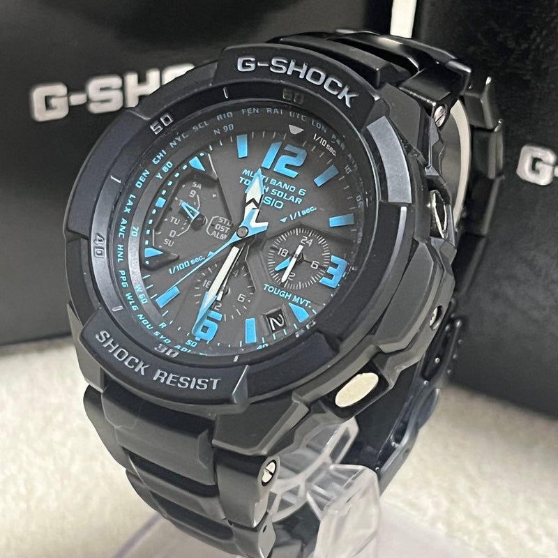 G-shock Gw-3000bd Radio Solar Japanese Mens Wristwatch Metal Band Working