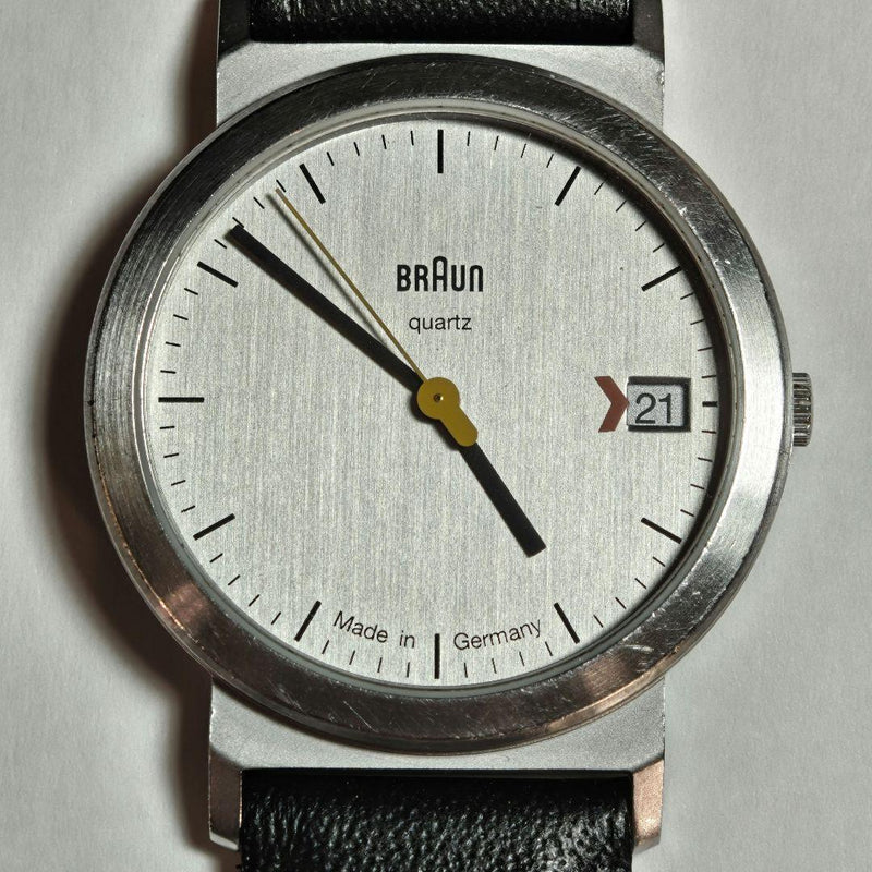 Braun Aw22 Quartz Wristwatch German Vintage Mens Watch New Strap Collector Item