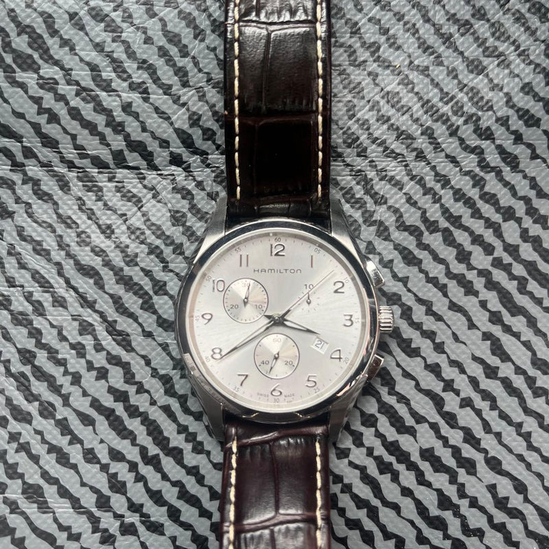Jazzmaster Mens Wristwatch Japanese Vintage Stainless Steel
