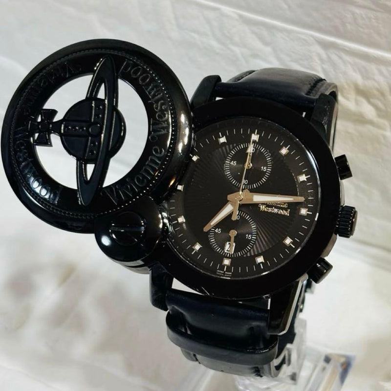 Vivienne Westwood Cage Chronograph Wristwatch Japanese Vintage Quartz Stainless