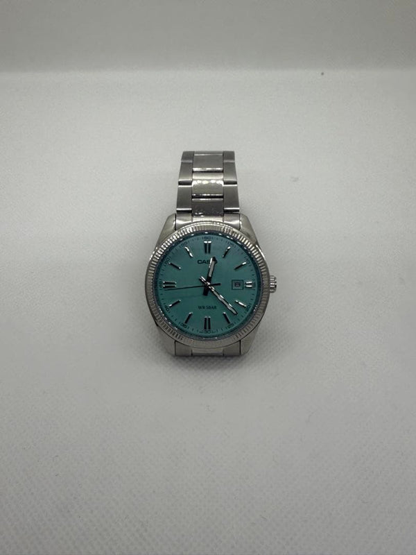 Casio Mtp-1302d-2a2jf Tiffany Blue Turquoise Dial Mens Wristwatch Japanese