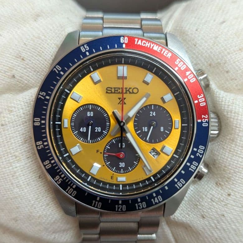 Seiko Prospex Sbdl117 Speedtimer Solar Chronograph Mens Watch Japanese