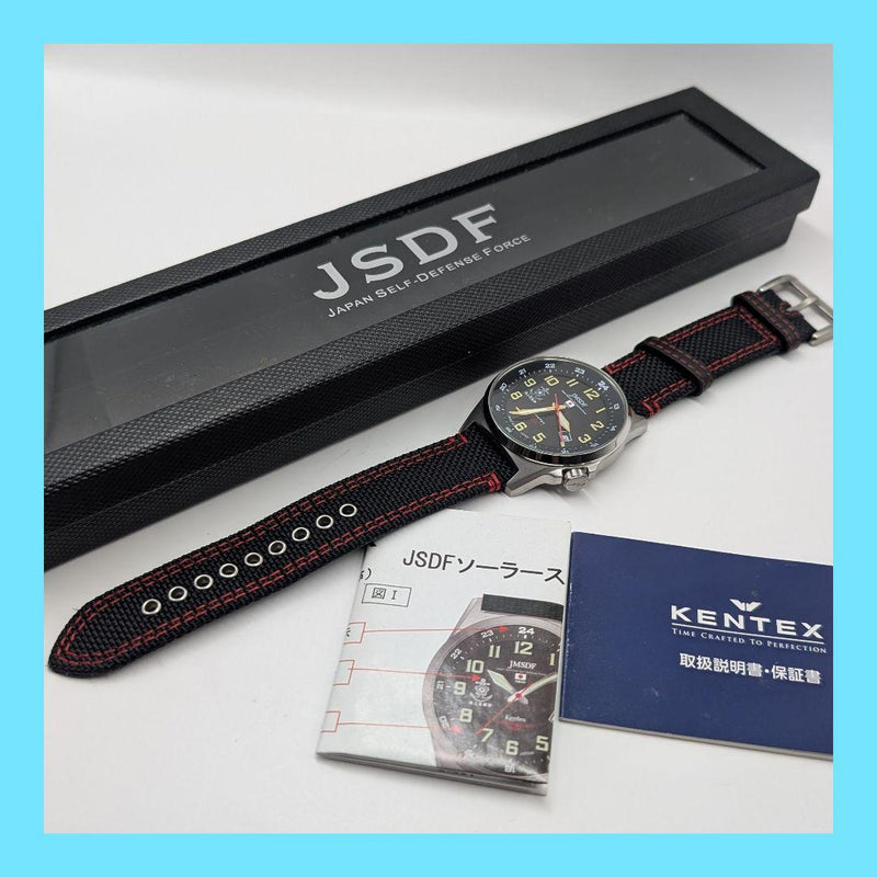 Kentex Japan Maritime Self-defense Force Solar Wristwatch S715m Japanese