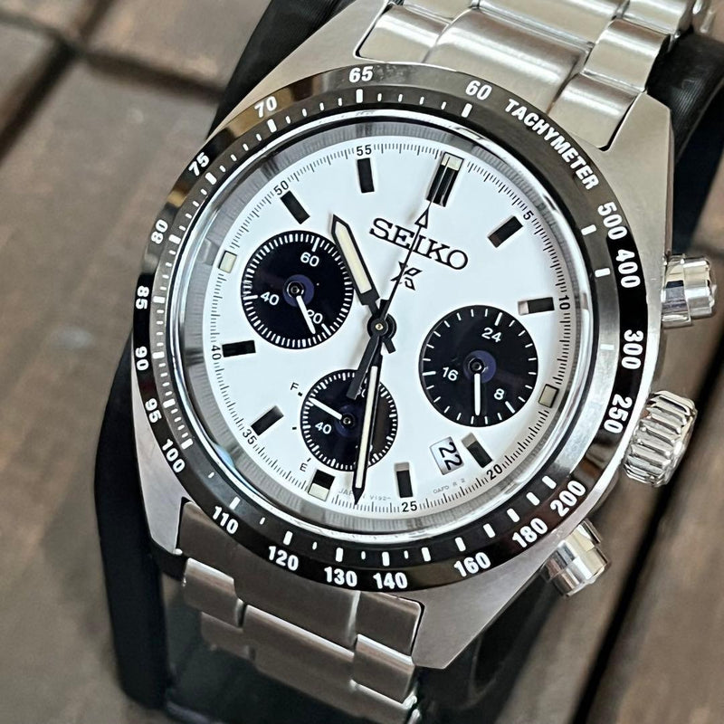 Seiko Prospex Solar Sbdl085 Speedtimer Mens Chronograph Watch Japanese
