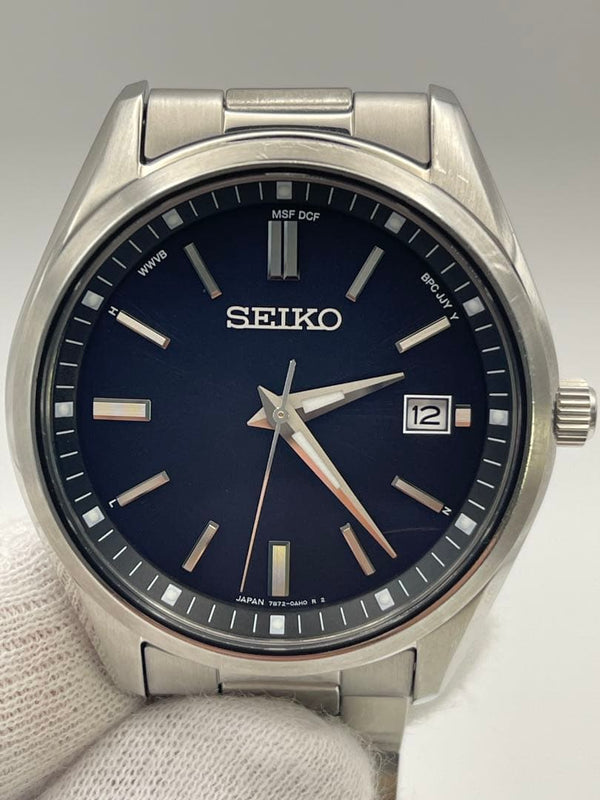 Seiko Sbtm323 Radio Solar Watch 7b72 Selection Mens Japanese Vintage Wristwatch