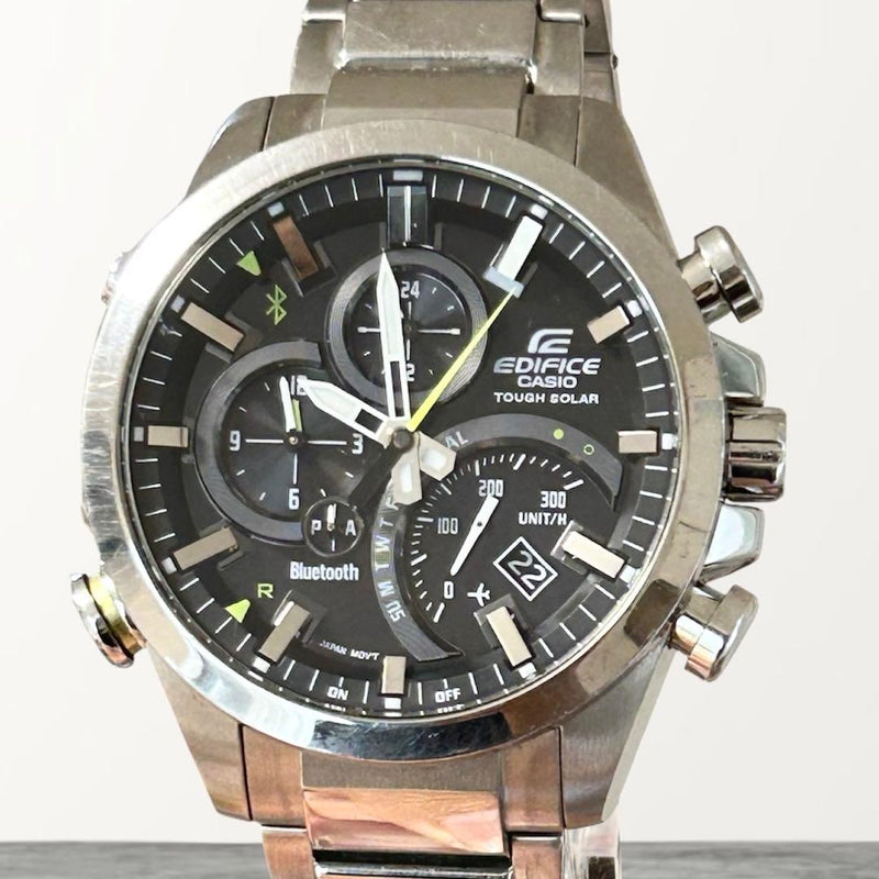 Casio Edifice Eqb-500d-1ajf Mens Wristwatch Stainless Steel Japanese Solar