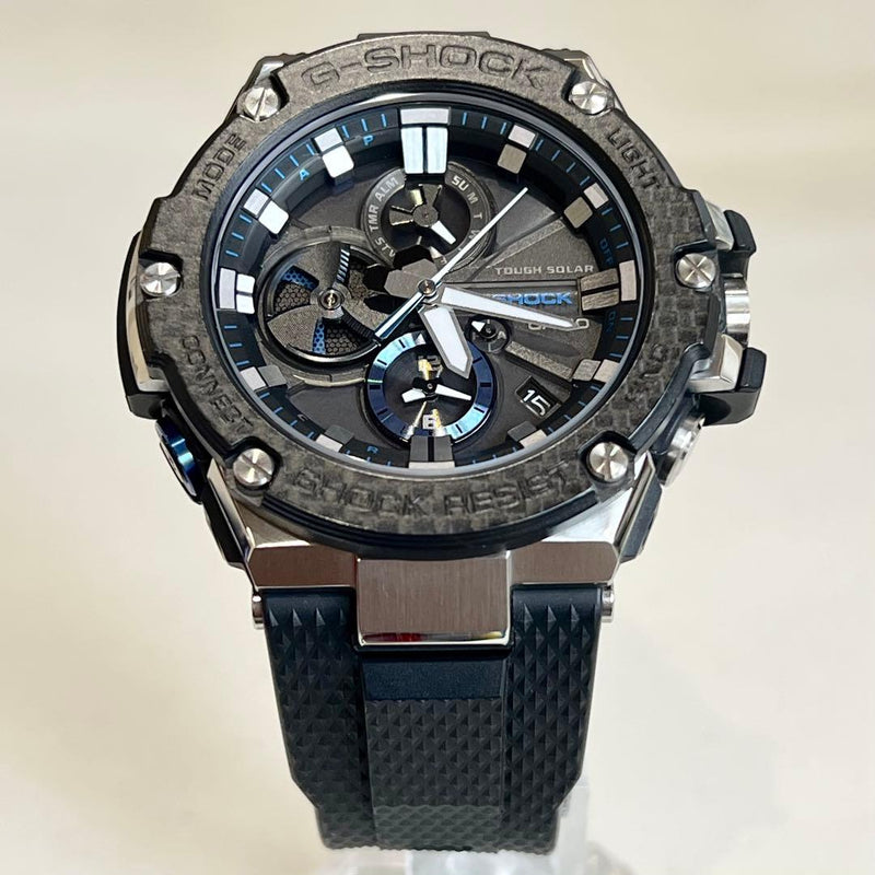 G-shock Gst-b100 Solar Radio Wave Mens Wristwatch Japanese Stainless Steel