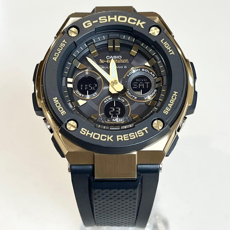 Casio G-shock Gst-w300g Radio Solar Mens Wristwatch Japanese Vintage Collector