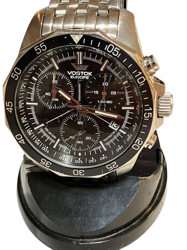 Vostok Europe N1 Rocket Mens Wristwatch Japanese Quartz Chronograph 6s30