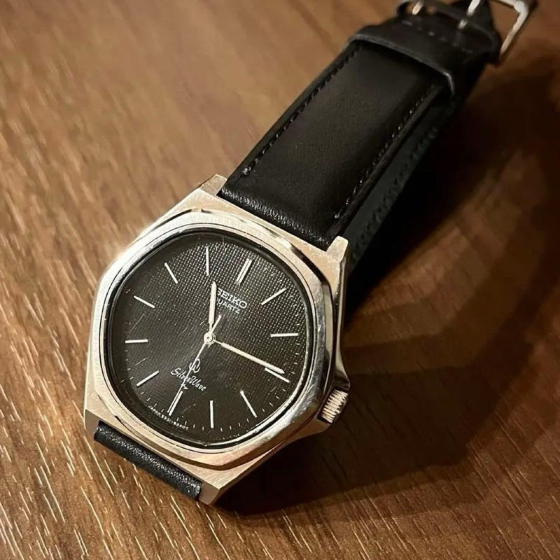 Seiko Silverwave 5931-524a Mens Wristwatch Japanese Vintage Quartz Stainless