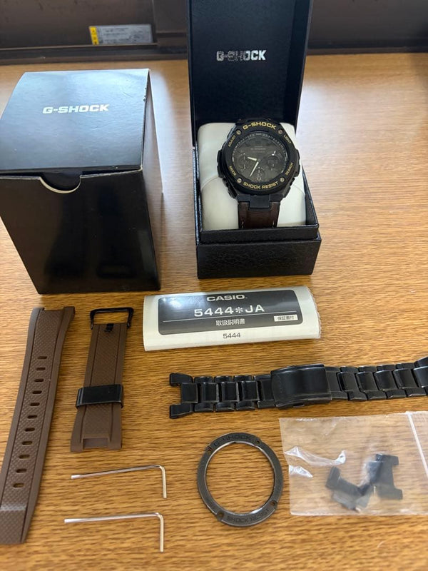 Casio G-shock Gst-w110bd-1bjf Mens Wristwatch Custom Set Solar Radio Wave Japan
