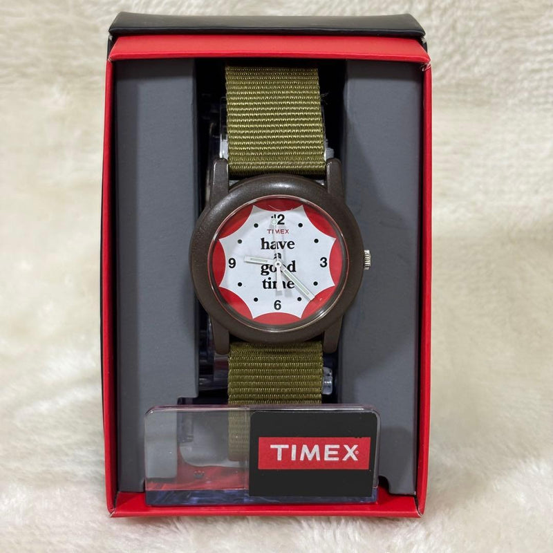 Timex Have A Good Time Beams Camper Quartz Wristwatch Japanese Vintage Military