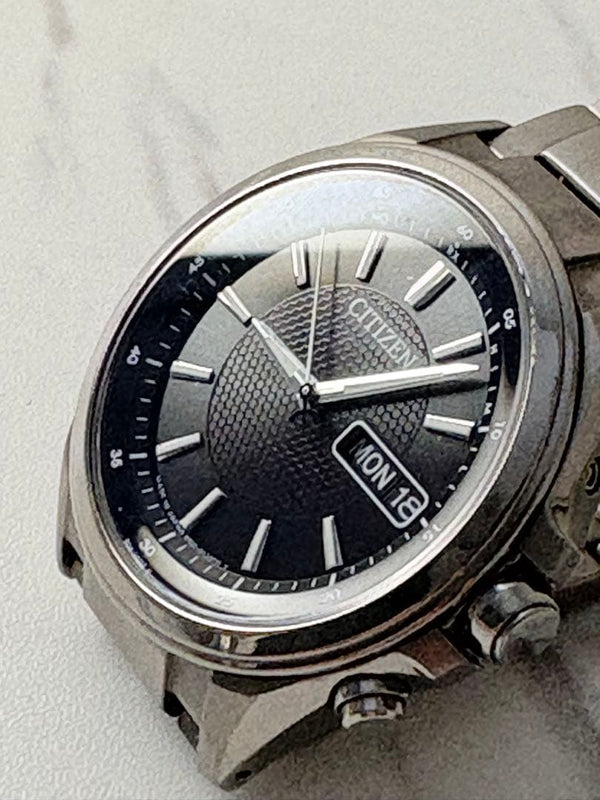 Citizen Attesa Eco-drive Solar Watch H100-s098335 Japanese Mens Wristwatch