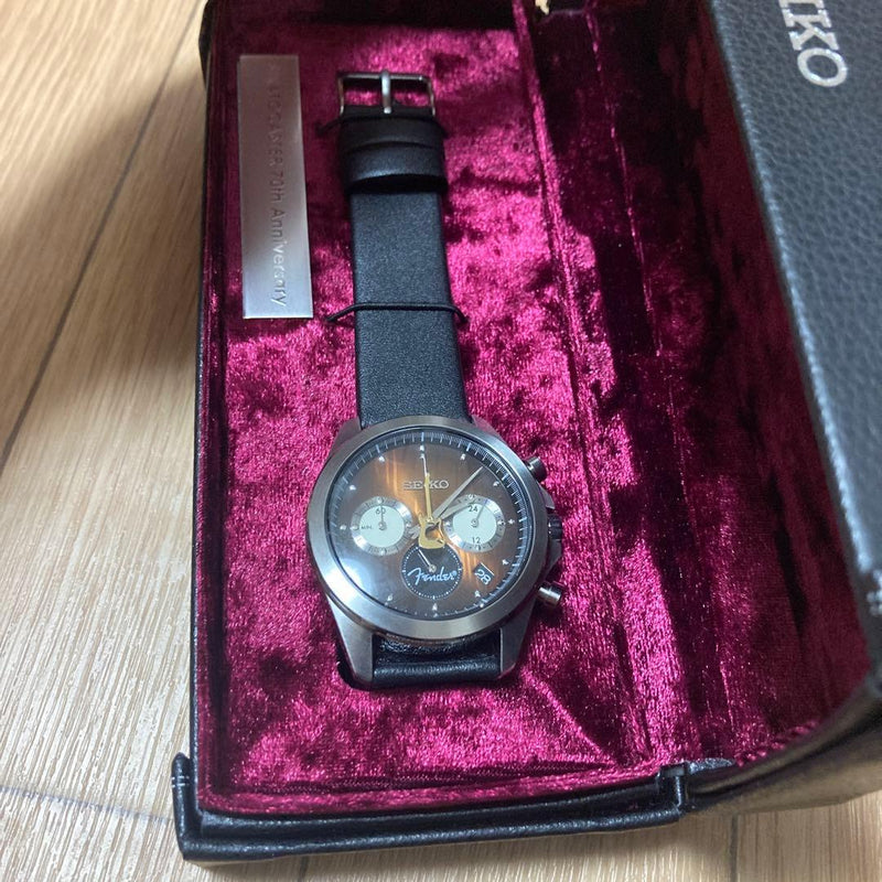 Seiko Fender Limited Edition Collaboration Wristwatch Japanese Vintage
