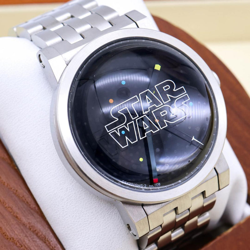 Working Star Wars Limited 300 Dome Glass Wristwatch 3321 Japanese Vintage