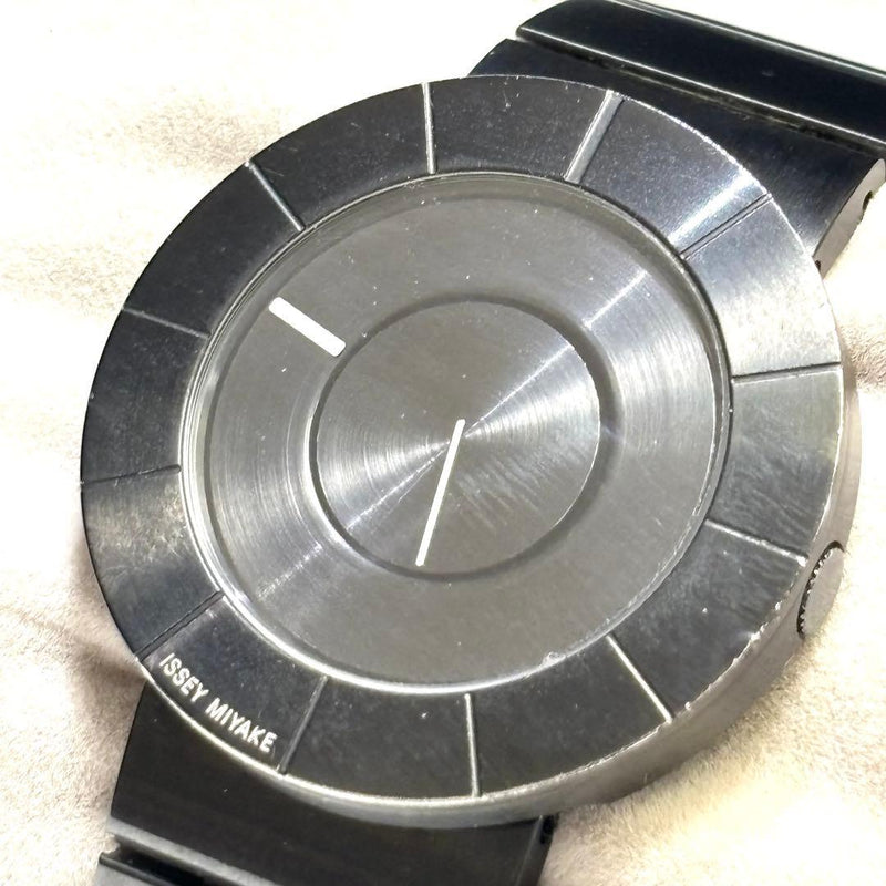 Issey Miyake Nyon002 Mens Wristwatch Japanese Quartz Stainless Steel Vintage