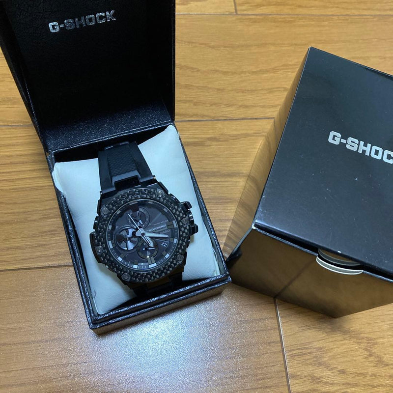 Casio G-shock Gst-b100x-1ajf Mens Watch Japanese Bluetooth Solar Carbon Fiber