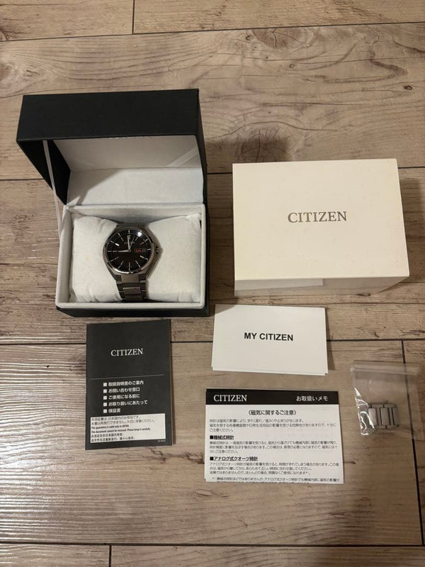 Citizen Attesa At6050-54e Titanium Solar Radio Watch Mens Japanese Vintage