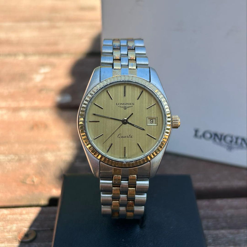 Longines Mens Wristwatch Japanese Vintage Mechanical Self-winding