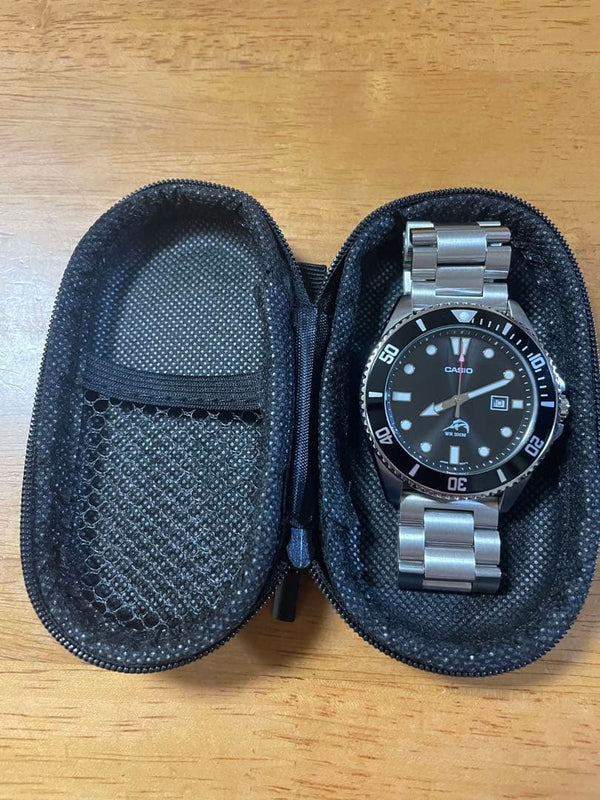 Marlin Mdv-106-1av Quartz Diver Watch Mens Stainless Steel Band Japanese