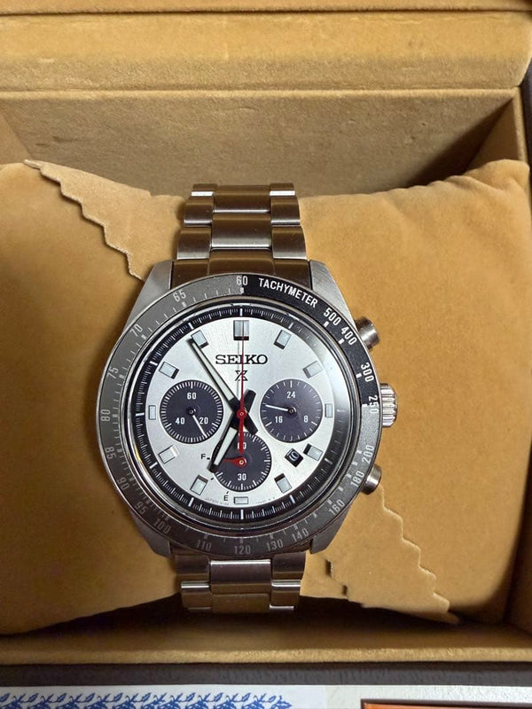 Seiko Prospex Sbdl095 Speedtimer Mens Wristwatch Japanese Solar Chronograph
