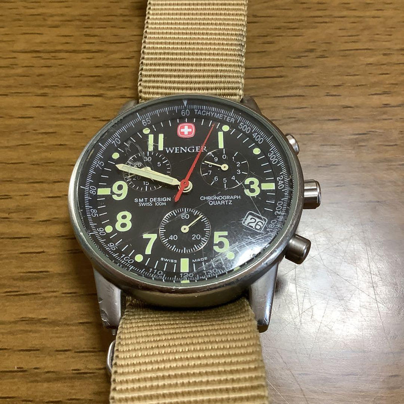 Chronograph 536.0765 Mens Wristwatch Swiss Quartz Stainless Steel