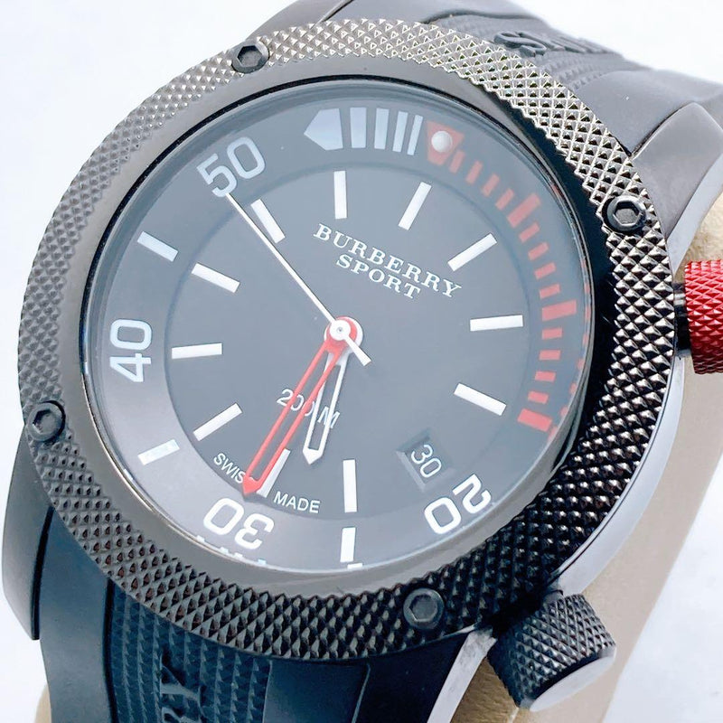 Burberry Sport Bu7720 Divers Round Wristwatch Japanese Quartz Stainless Steel