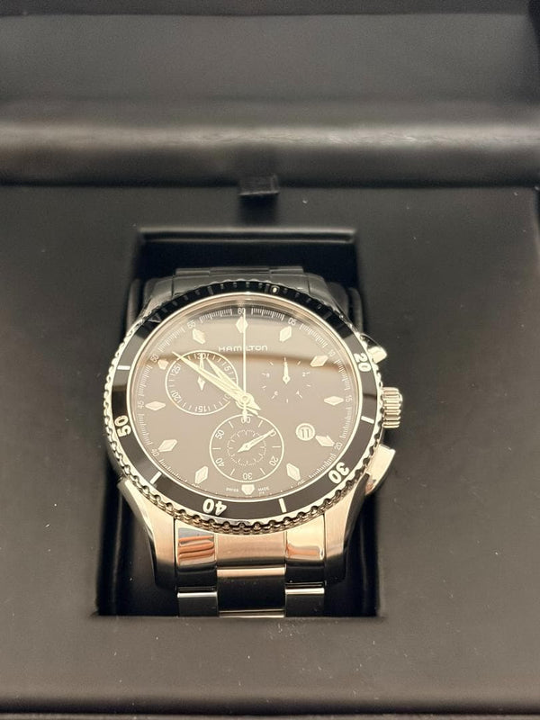 Hamilton Jazzmaster Seaview Chrono Mens Wristwatch Japanese Vintage