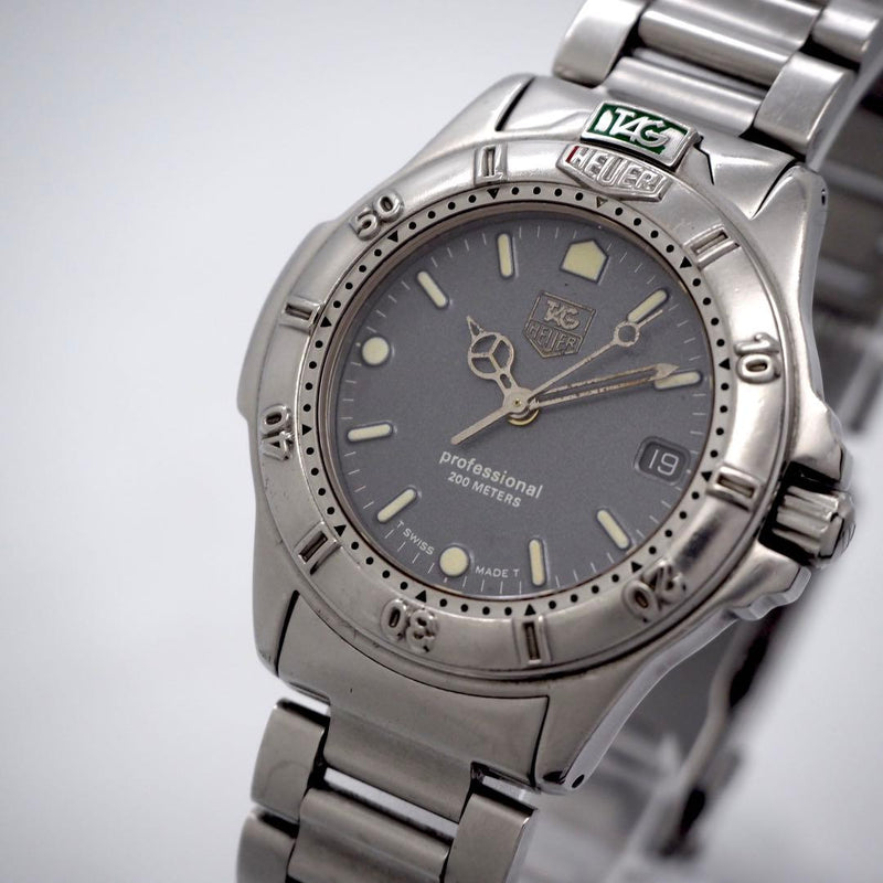 452 Tag Heuer Professional Diver Watch Japanese Vintage Oh Serviced