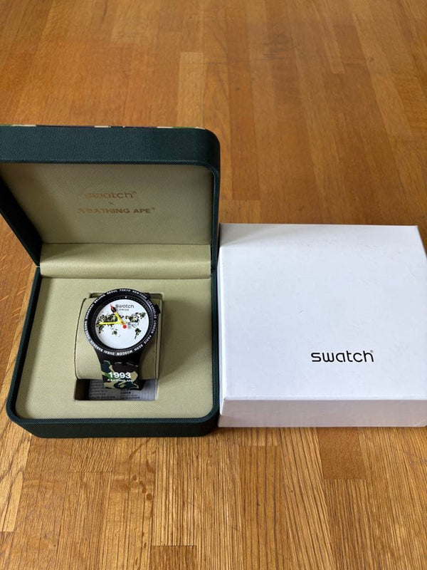 Swatch X A Bathing Ape Bape Collaboration Model Japanese Watch Vintage
