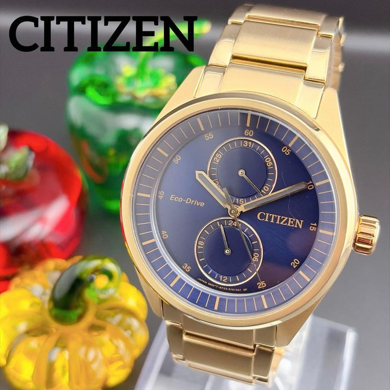 Eco-drive Solar Mens Wristwatch Japanese Dress Watch Stainless Steel