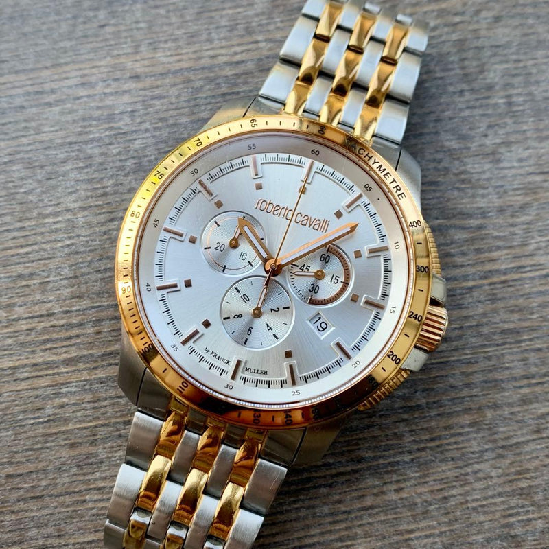 Roberto Cavalli By Franck Muller Chronograph Limited Edition Mens Wristwatch