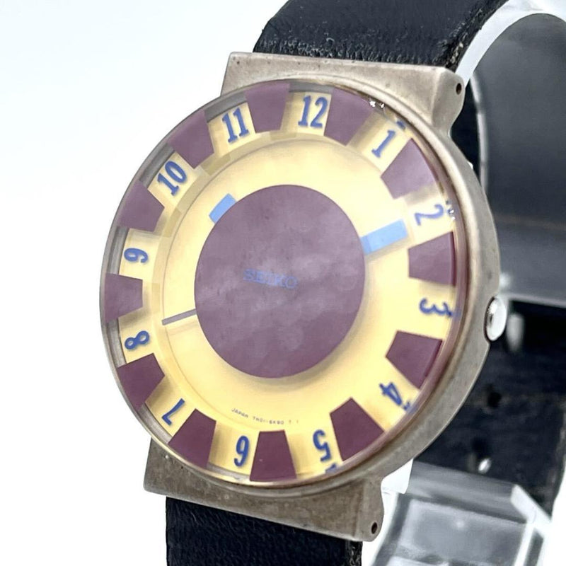 Seiko Sottsass 7n01-6h30 Quartz Mens Wristwatch Japanese Vintage 1994 Working