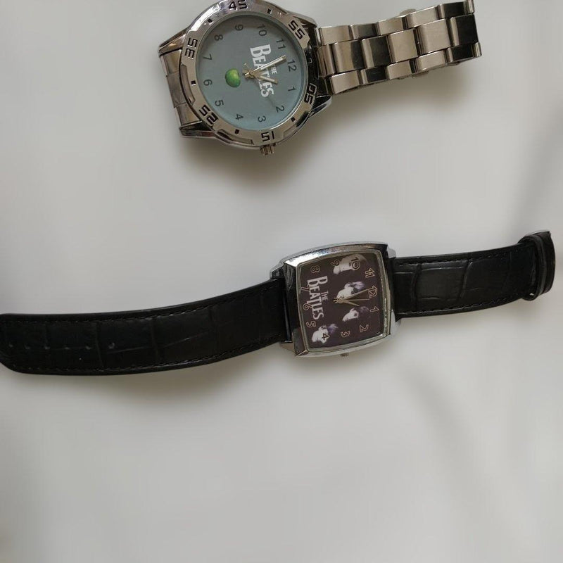 The Beatles Wristwatch 2-piece Set Japanese Vintage Quartz Analog Mens Womens